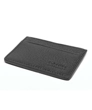 Load image into Gallery viewer, Lotuff Black Leather Credit Card Wallet
