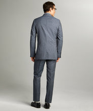 Load image into Gallery viewer, Sutton Wool Linen Suit in Grey Navy Check