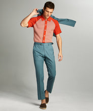 Load image into Gallery viewer, Sutton Wool Gabardine Suit in Aqua