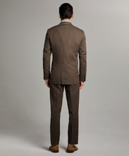 Load image into Gallery viewer, Herringbone Linen Sack Suit in Brown