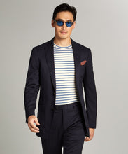 Load image into Gallery viewer, Sutton Stretch Tropical Wool Suit in Navy