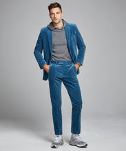 Load image into Gallery viewer, Italian Stretch Cord Sutton Suit in Teal
