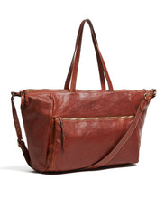 Load image into Gallery viewer, Il Bisonte Cowhide Travel Bag in Brown
