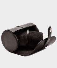 Load image into Gallery viewer, Ettinger Double Watch Roll in Black Leather
