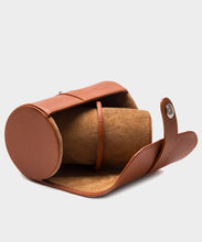 Load image into Gallery viewer, Ettinger Double Watch Roll in Tan Leather
