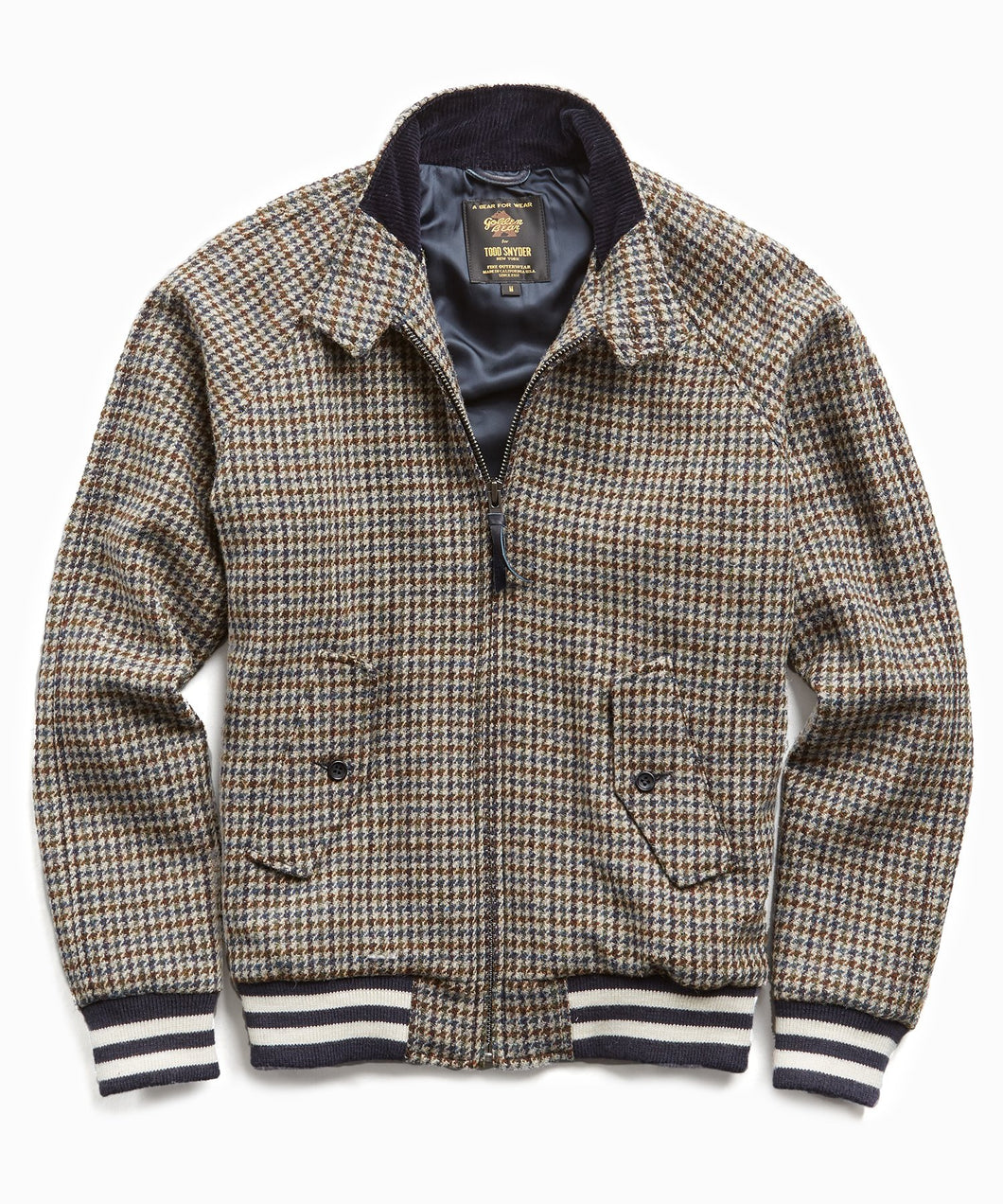 Exclusive Golden Bear + Todd Snyder Harris Tweed Bomber – toddsnydermdjs.com