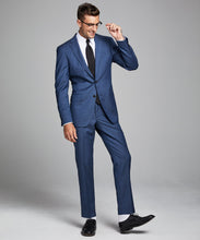 Load image into Gallery viewer, Sutton Stretch Tropical Wool Suit in Petrol Blue
