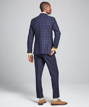 Load image into Gallery viewer, Wool Windowpane Sutton Suit in Navy
