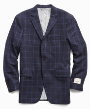 Load image into Gallery viewer, Wool Windowpane Sutton Suit in Navy
