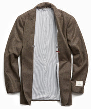 Load image into Gallery viewer, Wool Cashmere Herringbone Sutton Suit in Olive
