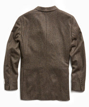 Load image into Gallery viewer, Wool Cashmere Herringbone Sutton Suit in Olive
