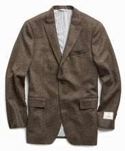 Load image into Gallery viewer, Wool Cashmere Herringbone Sutton Suit in Olive
