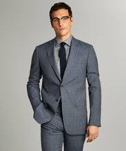 Load image into Gallery viewer, Sutton Wool Linen Suit in Grey Navy Check
