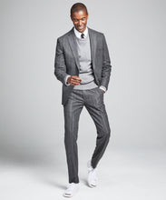 Load image into Gallery viewer, Wool Chalk Stripe Sutton Suit in Charcoal

