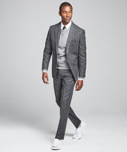 Load image into Gallery viewer, Wool Chalk Stripe Sutton Suit in Charcoal

