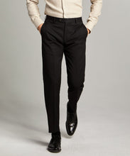 Load image into Gallery viewer, Sutton Stretch Tropical Wool Suit in Black
