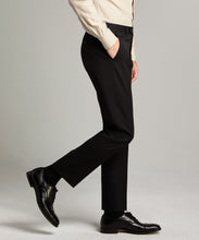 Load image into Gallery viewer, Sutton Stretch Tropical Wool Suit in Black
