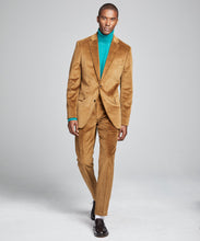 Load image into Gallery viewer, Italian Stretch Cord Sutton Suit in Camel

