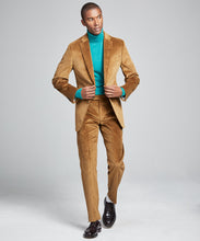Load image into Gallery viewer, Italian Stretch Cord Sutton Suit in Camel
